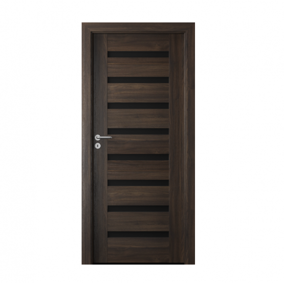 PORTA – drzwi wewnętrzne ramiakowe- KOLEKCJA VERTE PREMIUM D – DĄB CIEMNY – D8