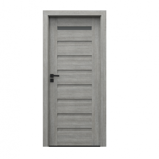 PORTA – drzwi wewnętrzne ramiakowe- KOLEKCJA VERTE PREMIUM D – DĄB SREBRZYSTY – D1