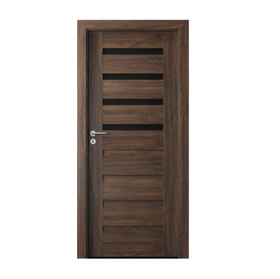 PORTA – drzwi wewnętrzne ramiakowe- KOLEKCJA VERTE PREMIUM D – DĄB SZKARŁATNY – D4