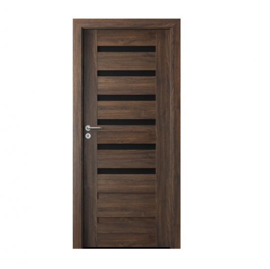 PORTA – drzwi wewnętrzne ramiakowe- KOLEKCJA VERTE PREMIUM D – DĄB SZKARŁATNY – D6