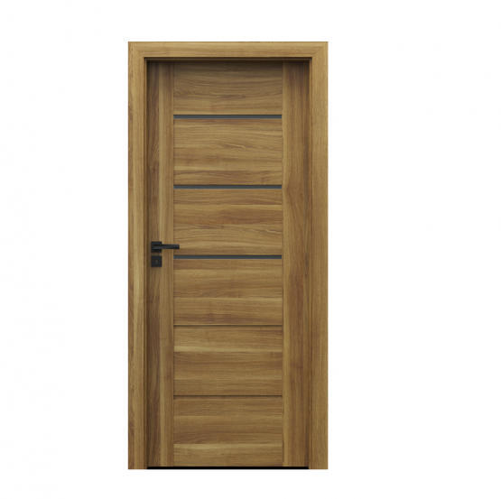 PORTA – drzwi wewnętrzne ramiakowe- KOLEKCJA VERTE PREMIUM E – AKACJA MIODOWA – E3