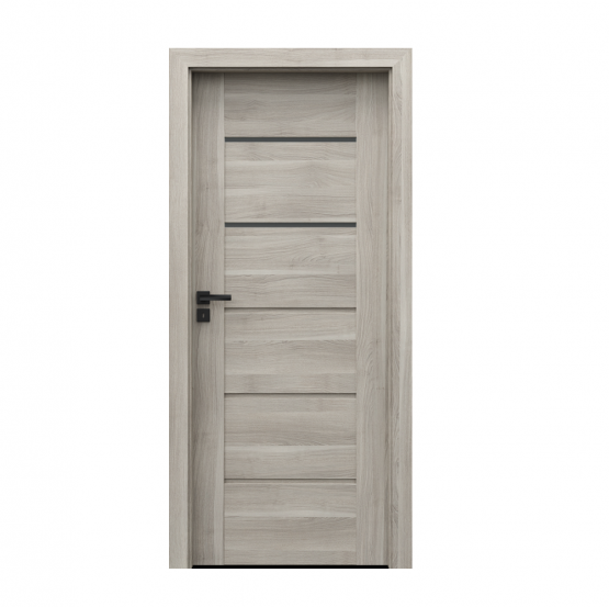 PORTA – drzwi wewnętrzne ramiakowe- KOLEKCJA VERTE PREMIUM E – AKACJA SREBRNA – E2