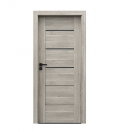 PORTA – drzwi wewnętrzne ramiakowe- KOLEKCJA VERTE PREMIUM E – AKACJA SREBRNA – E3