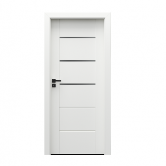 PORTA – drzwi wewnętrzne ramiakowe- KOLEKCJA VERTE PREMIUM E – BIAŁY PREMIUM – E3