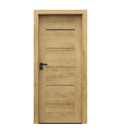 PORTA – drzwi wewnętrzne ramiakowe- KOLEKCJA VERTE PREMIUM E – DĄB ANGIELSKI HAMILTON – E1