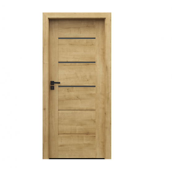 PORTA – drzwi wewnętrzne ramiakowe- KOLEKCJA VERTE PREMIUM E – DĄB ANGIELSKI HAMILTON – E3