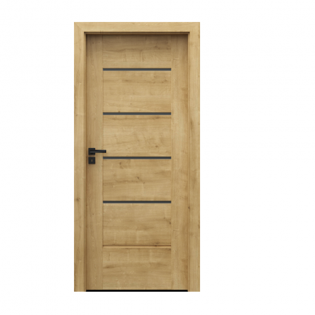 PORTA – drzwi wewnętrzne ramiakowe- KOLEKCJA VERTE PREMIUM E – DĄB ANGIELSKI HAMILTON – E4