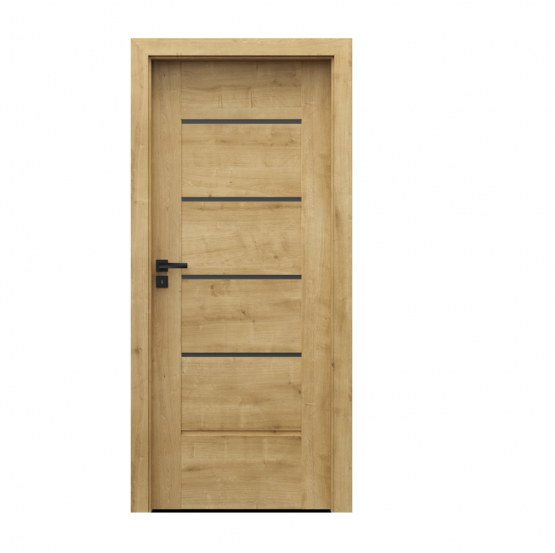 PORTA – drzwi wewnętrzne ramiakowe- KOLEKCJA VERTE PREMIUM E – DĄB ANGIELSKI HAMILTON – E4