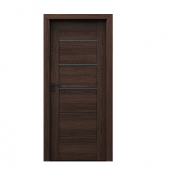 PORTA – drzwi wewnętrzne ramiakowe- KOLEKCJA VERTE PREMIUM E – DĄB HAWANA – E3