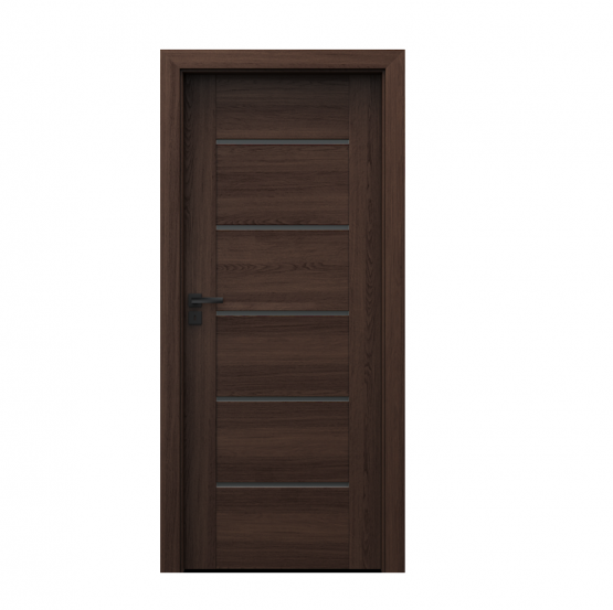 PORTA – drzwi wewnętrzne ramiakowe- KOLEKCJA VERTE PREMIUM E – DĄB HAWANA – E5