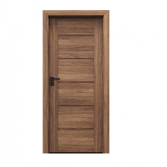 PORTA – drzwi wewnętrzne ramiakowe- KOLEKCJA VERTE PREMIUM E – DĄB KALIFORNIA – E1