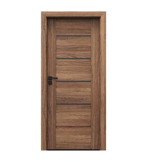 PORTA – drzwi wewnętrzne ramiakowe- KOLEKCJA VERTE PREMIUM E – DĄB KALIFORNIA – E4