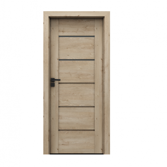 PORTA – drzwi wewnętrzne ramiakowe- KOLEKCJA VERTE PREMIUM E – DĄB KLASYCZNY – E2