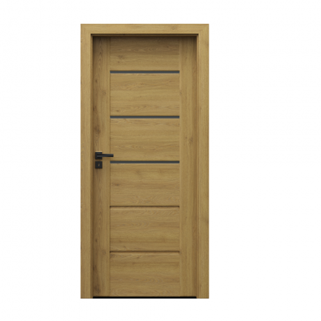 PORTA – drzwi wewnętrzne ramiakowe- KOLEKCJA VERTE PREMIUM E – DĄB NATURALNY – E3