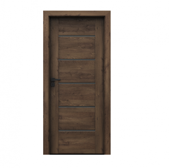 PORTA – drzwi wewnętrzne ramiakowe- KOLEKCJA VERTE PREMIUM E – DĄB POŁUDNIOWY – E5