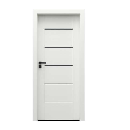 PORTA – drzwi wewnętrzne ramiakowe- KOLEKCJA VERTE PREMIUM E – WENGE WHITE – E3