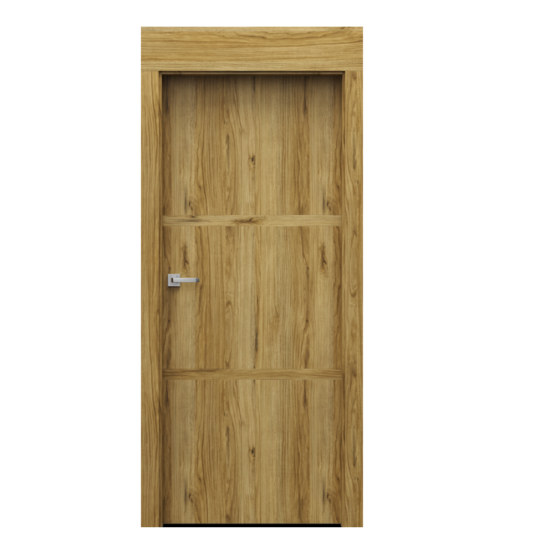 PORTA – drzwi wewnętrzne płytowe- KOLEKCJA LEVEL – C.1 – DĄB CATANIA