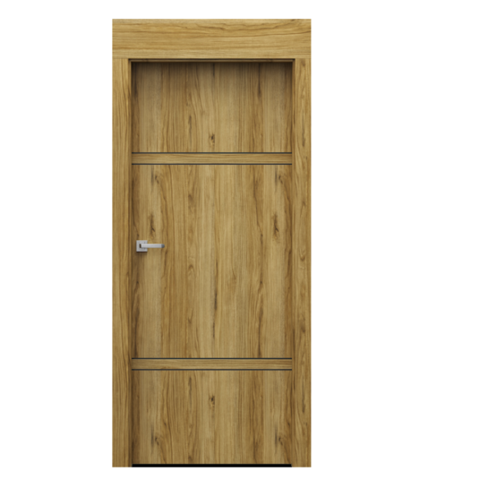 PORTA – drzwi wewnętrzne płytowe- KOLEKCJA LEVEL – C.3 – DĄB CATANIA