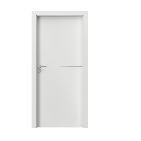 PORTA – drzwi wewnętrzne płytowe- KOLEKCJA LINE- G.1 – BIAŁY