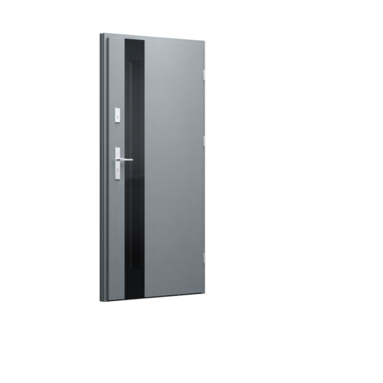 DRZWI STALOWE WIKĘD – TERMO PRESTIGE LUX – KOLEKCJA GLASS LOFT – WZÓR GL01a