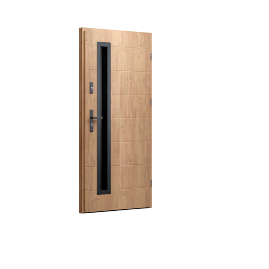 DRZWI STALOWE WIKĘD – TERMO PRESTIGE LUX – KOLEKCJA GLASS LOFT – WZÓR GL03c