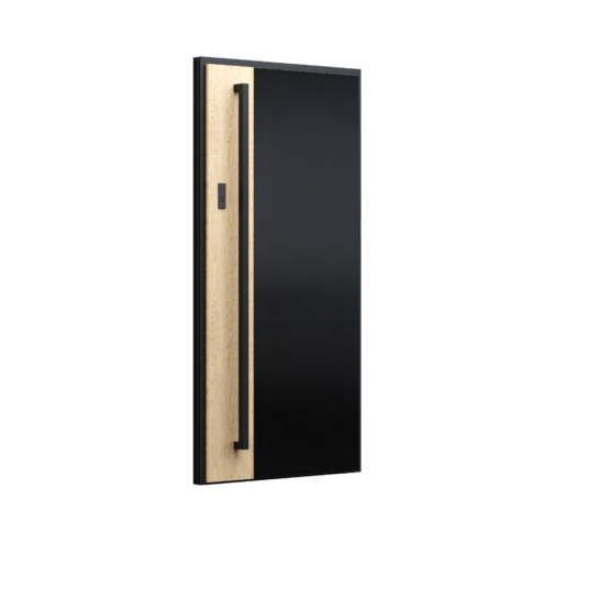DRZWI STALOWE WIKĘD – TERMO PRESTIGE LUX – KOLEKCJA GLASS FRONT – WZÓR GF04
