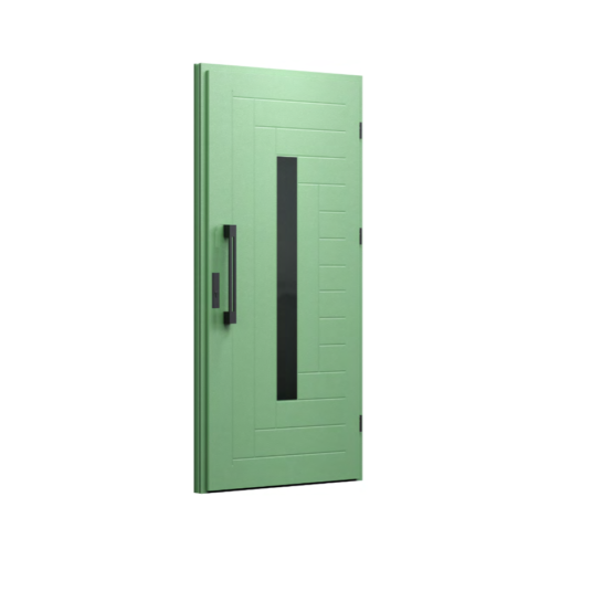 DRZWI STALOWE WIKĘD – TERMO PRESTIGE LUX – KOLEKCJA GLASS FRONT – WZÓR GF05