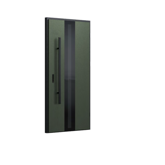 DRZWI STALOWE WIKĘD – TERMO PRESTIGE LUX – KOLEKCJA GLASS DESIGN – WZÓR GD04
