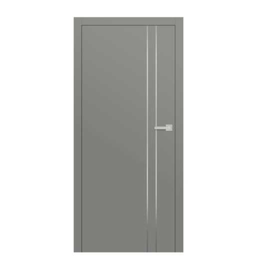 ERKADO – drzwi wewnętrzne płytowe – ALTAMURA LUX 104 – SZARY ST CPL