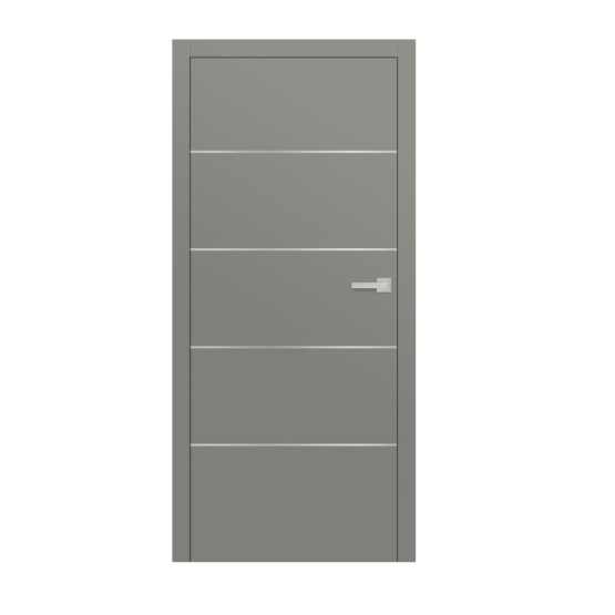 ERKADO – drzwi wewnętrzne płytowe – ALTAMURA LUX 107 – SZARY ST CPL