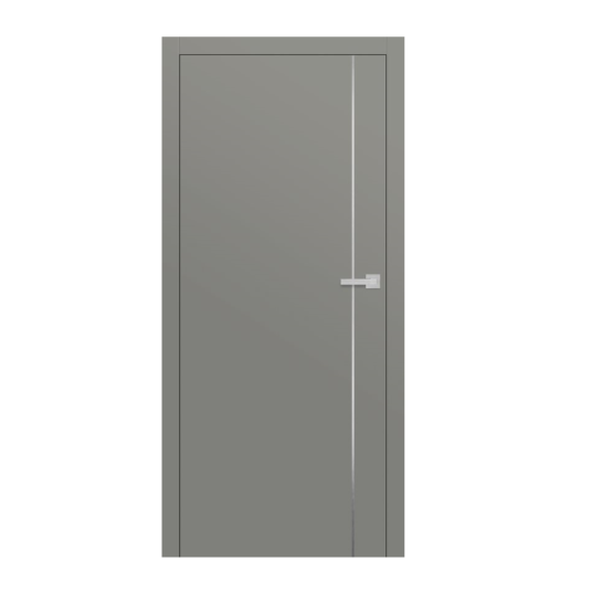 ERKADO – drzwi wewnętrzne płytowe – ALTAMURA LUX 112 – SZARY ST CPL