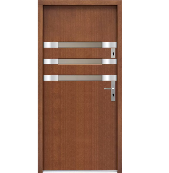DRZWI ZEWNĘTRZNE DREWNIANE – ERKADO – P100