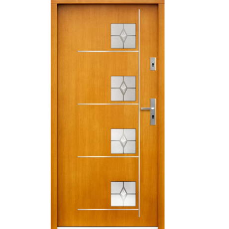 DRZWI ZEWNĘTRZNE DREWNIANE – ERKADO – P89